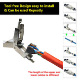 STP RJ45 Connector Compatible with CAT7 Cable