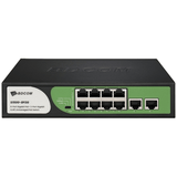 8-port GE PoE + 2-port GE uplink RJ45 Unmanaged PoE Switch