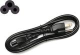 Universal laptop power cable 3 pin replacement cord