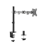 13-32″ Single Monitor/ TV Desk Mount Dual Installation Option Grommet/Clamp