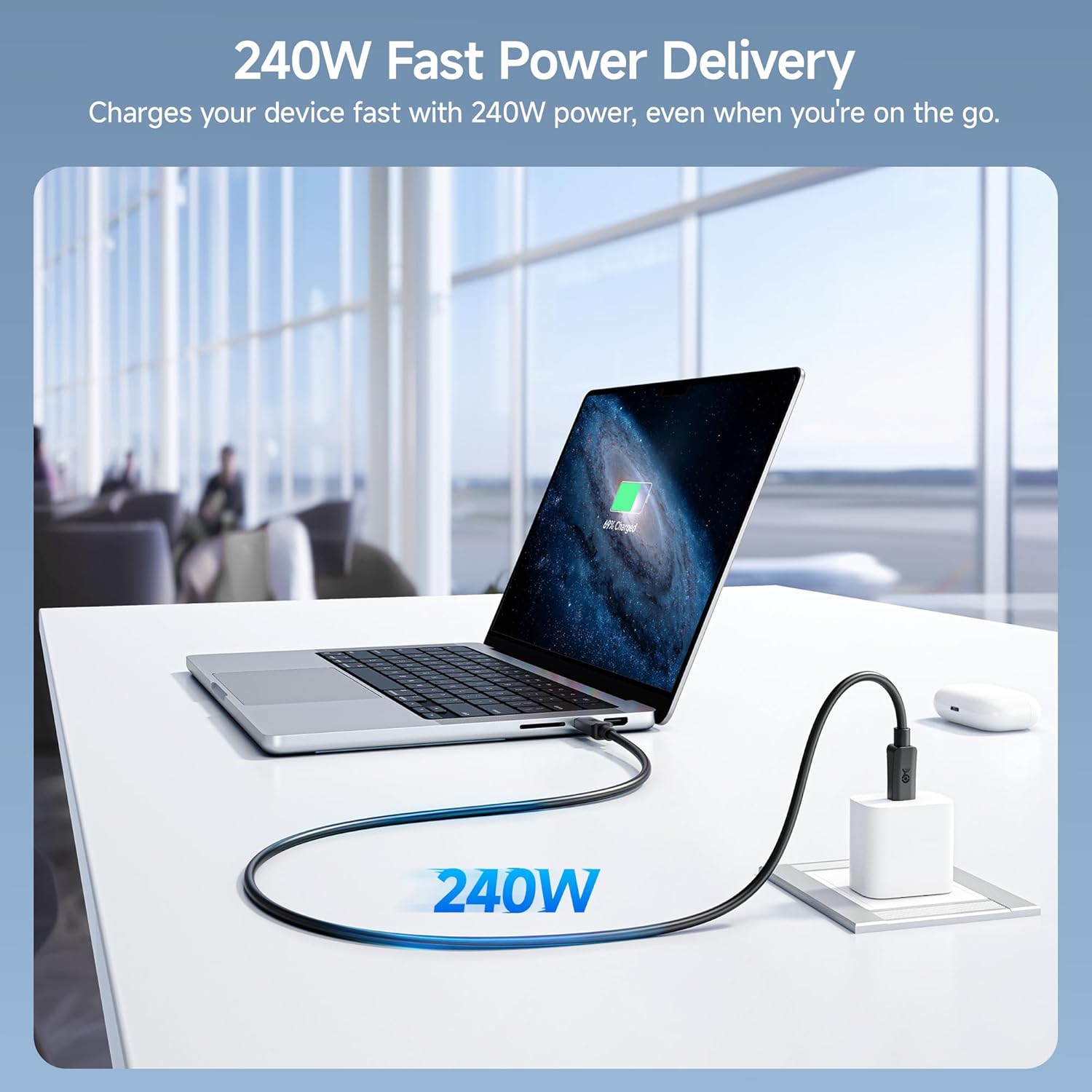 USB C to USB C Monitor Cable 3 ft