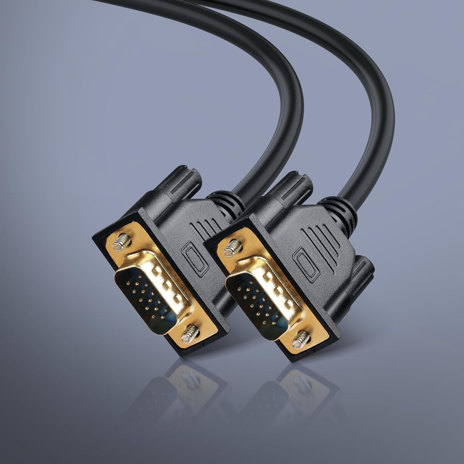 VGA Male-to-Male Cable 1.5 mts